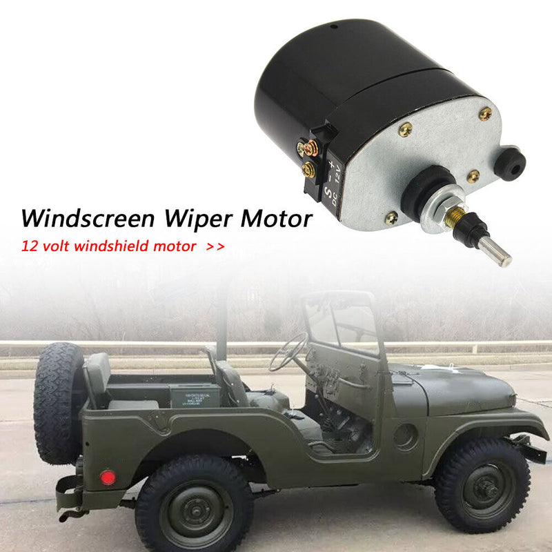 12V Universal Windscreen Wiper Motor for Jeep Willys Tractor 7731000001 01287358