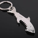 Key Chain Multi-Function Shark Bottle Opener Metal Key Chain Fish Bottle Opener
