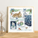 14CT Christmas Counted Partial Cross Stitch Embroidery DIY Cotton Needlework