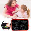 Soft Chalk Drawing Board Baby DIY Drawing Book Coloring Book w/Water Chalk Newly
