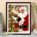 5D DIY Diamond Painting Santa Claus Kits Full Square Drill Wall Rhinestone Decor