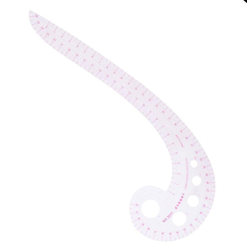 6pcs Multi-function Metric Curve Cutting Rulers Sleeve Clothing Yardstick Newly