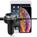 GC16 Car FM Transmitter Bluetooth Handsfree MP3 Player QC3.0 USB Fast Charger