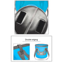 20L Portable Folding Outdoor Fishing Car Wash Water Bucket (Upgrade Blue)