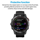 Stainless Steel Bezel Case Cover Bumper Ring (For Garmin Fenix 7X Black) Newly