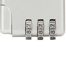 Mini 3-Digit Code Luggage Password Padlock Drawer Anti-Theft Lock (White) Newly