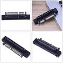 90° Angle SATA 22Pin(7+15) Male and 22Pin(7+15) Female Extender Adapt