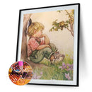 5D DIY Full Round Drill Diamond Painting Little Child 25 Colors (L2681) Newly
