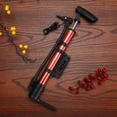 Portable Lightweight Aluminum Alloy MTB Cycling Bike Tire Air Pump(Red)