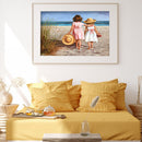 Diamond Painting 5D DIY Beach Girl Hat Full Round Drill Picture