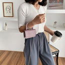Portable Women Mini Handbag Women PU Shoulder Crossbody Bag Stone Pattern Totes