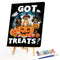 Halloween Pumpkin Dachshund Dog Oil Paint By Numbers Kit 40x50cm (B1601)