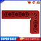 Right Angle Clamp Ruler L-Shaped Woodworking Positioning Fixture (Red)