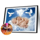 5D DIY Full Drill Diamond Painting Baby Embroidery Craft Kits Bedroom Wall Arts