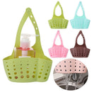 Adjustable Sponge Sink Holder Drop Hanging Bags Storage Basket Soap Drain Rack