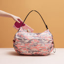 Nylon Folding Shopping Bag Save Space Supermarket Grocery Bag for Outdoor Travel