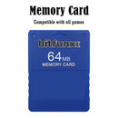 FMCB 1.966 Memory Card for Sony PS2 64MB Free McBoot Console Card (Blue) Newly
