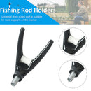 V-Shaped Fishing Rod Rest Head Universal Luminous Fishing Pole Holder (D) Newly
