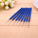 8pcs Small Crochet Hooks Needles Stitches Knitting Craft Case Crochet Set