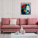 Cute Furry Cats Hand Painted DIY Oil Painting By Numbers Set No Frame 30x40cm
