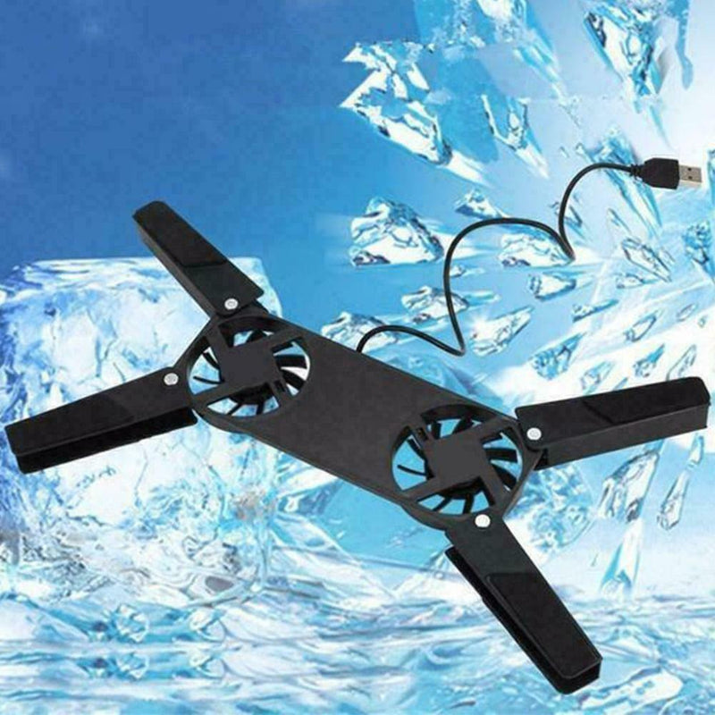 Foldable Gaming Laptop Cooler Notebook Cooling Pad For PC Stand USB Powere R1T0