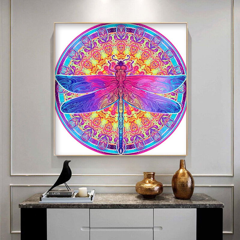 Dragonfly 5D DIY Partial Special Drill Crystal Diamond Painting Home Decor