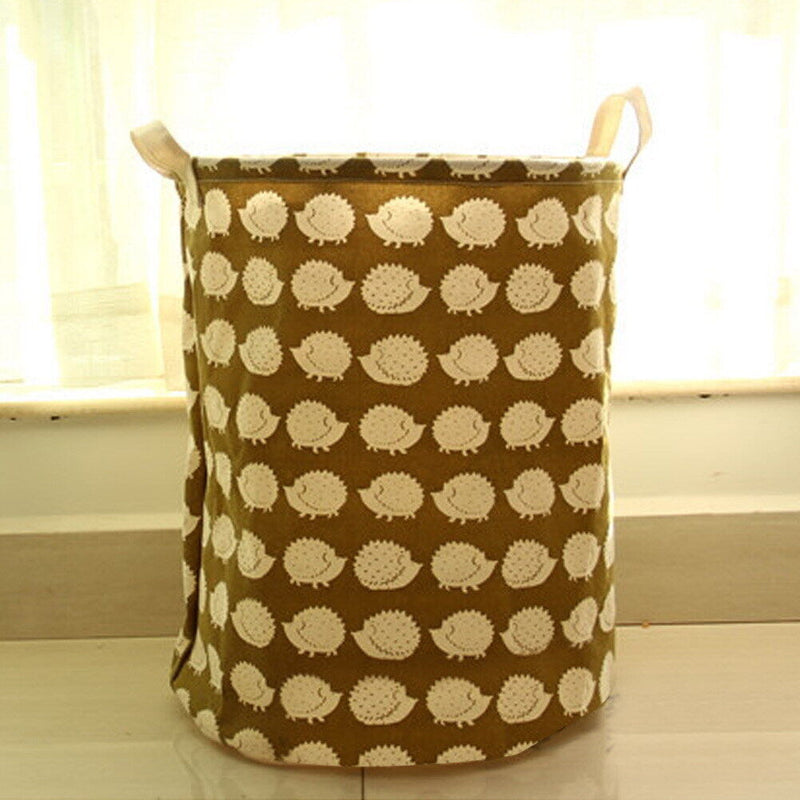 Linen Storage Box Household Organizer Bin Basket Laundry Container