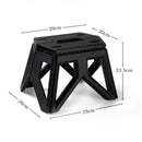 Outdoor Portable Folding Stool Camping Stools for Adults Children (Black) Newly