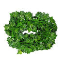 Ivy Leaf Garland Green Plant Plastic Vine Foliage Home Garden 2M Decor F2L0