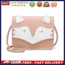 Women PU Leather Crossbody Bag Cute Cartoon Cat Mini Square Shoulder Messenger B