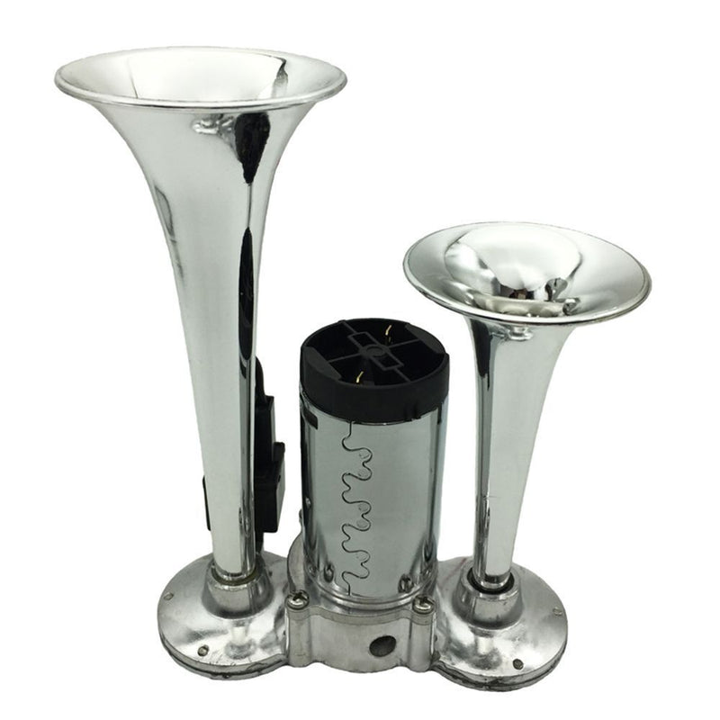 Dual Trumpet Electric Horn Kit for Cars Trucks Trains Lorrys Boat Dual Trumpet