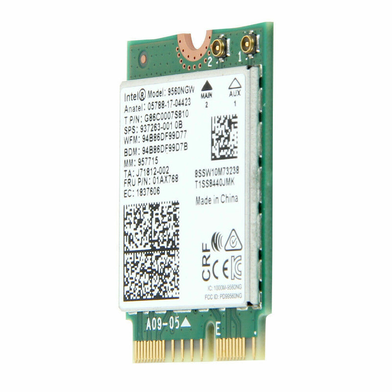 Intel Dual Band AC 9560 9560NGW NGFF 1.73Gbps BT5.0 M.2 CNVI Wireless Cards I8Z0