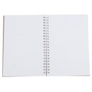 2pcs Retro Spiral Coil Grid Sketchbook Notebook Diary Journal Student Me