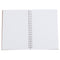 2pcs Retro Spiral Coil Grid Sketchbook Notebook Diary Journal Student Me