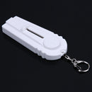 Flying Cap Bottle Beer Opener Cap Launcher Fire Hat Key Ring White