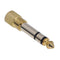 3.5mm Female to 6.5mm Male Headphone to Stereo Microphone Jack Adapter Newly