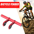 30cm MTB Bike Handlebar Extender Double Clamp Bracket Support Rack (Red) Newly