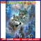Full Square Drill Diamond Painting Two Wolves in Remote Mountains Handwork