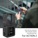 Silicone Case for DJI Action 2 Camera Protecticve Cover Frame Cage (Power) Newly