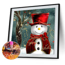 Snowman Full Square Drill Diamond Painting 5D DIY Rhinestone Picture Mosaic