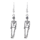 Halloween  Earrings Skeleton Earrings Human Skeleton Pendant Fashion Jewelry
