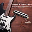 V Magnet Lipstick Tube Pickup Guitar Single Coil for ST Guitar (Chrome)