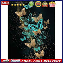 DIY Oil Paint By Numbers Butterfly Frameless Picture Craft Kit for Living R