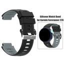 Silicone Adjustable Watchband for Garmin Forerunner 220/230/235/620/630/735xt