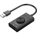 Widewing SC2 External USB Sound Card Adapter Volume Control Audio Card for MacB