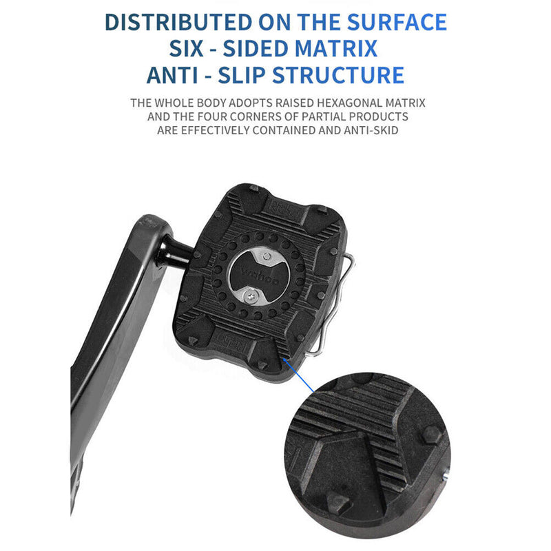 1 Set Road Bike Pedal Plate Bicycle Pedal Flat Bracket Support Adapter Conv