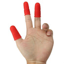 Anti-slip Hot Glue Gun Finger Caps Silicone Finger Cover Sleeve (Red 3pcs) Newly