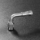 AFfeco 90 Degree Brass Air Tires Valve Schrader Stem Extension Adapter (Si