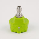 6 in 1 Adjustable Nozzle for 1/4 inch 3000psi High Pressure Washer (Green) Newly