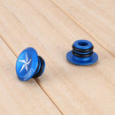 Bike MTB 1 Pair Mini Aluminum Alloy Grip Handlebar Bar End blue